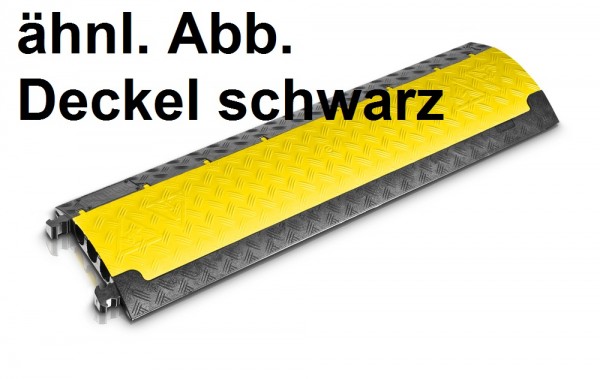 PCE Kabelbrücke 1000x290x48mm Mini schwarz/schwarz Artnr. 85200BLK